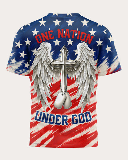 One Nation Under God All Over Print T-Shirt