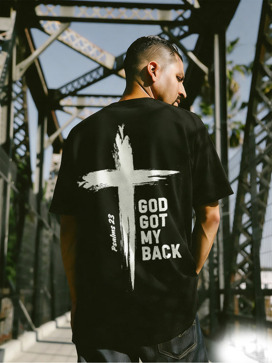 Walking With God Printed Men's T-shirt