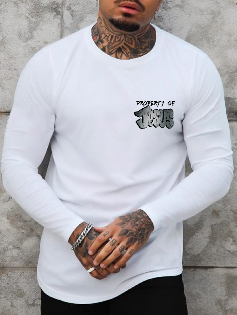 Property of Jesus Cotton Long Sleeve T-Shirt