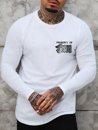 Property of Jesus Cotton Long Sleeve T-Shirt
