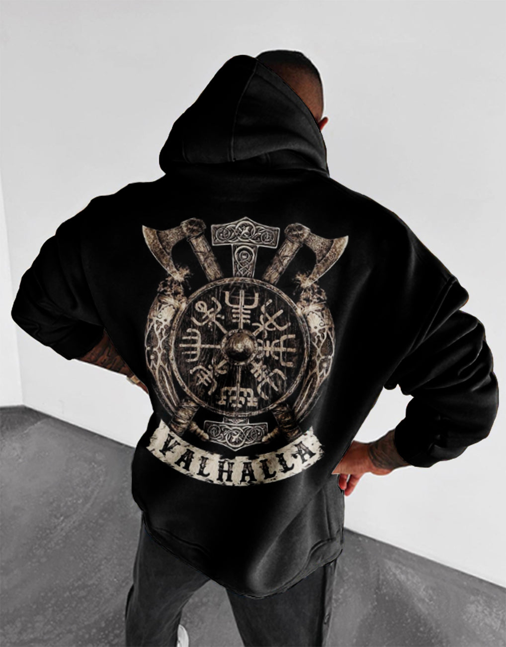 Unisex Printed Casual Sports Hoodie