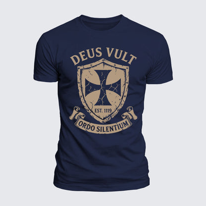 Luxe Mercerized Cotton Tee - Deus Vult