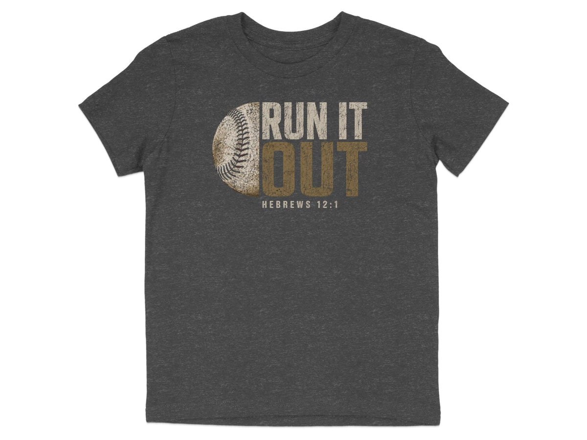 Run It Out Baseball Youth T-Shirt
