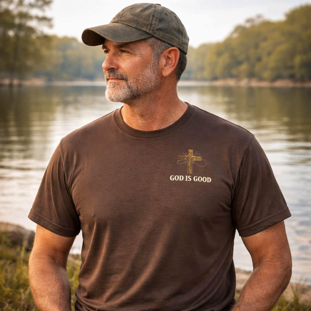 God Created Fishing And Jesus To Save My Soul T-Shirt