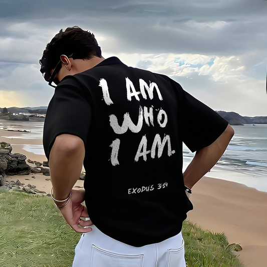 I Am Who I Am Exodus 3:14 Printed Men's T-shirt