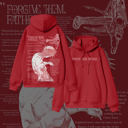 Forgive Them,Father Bible Verses Print Hoodie