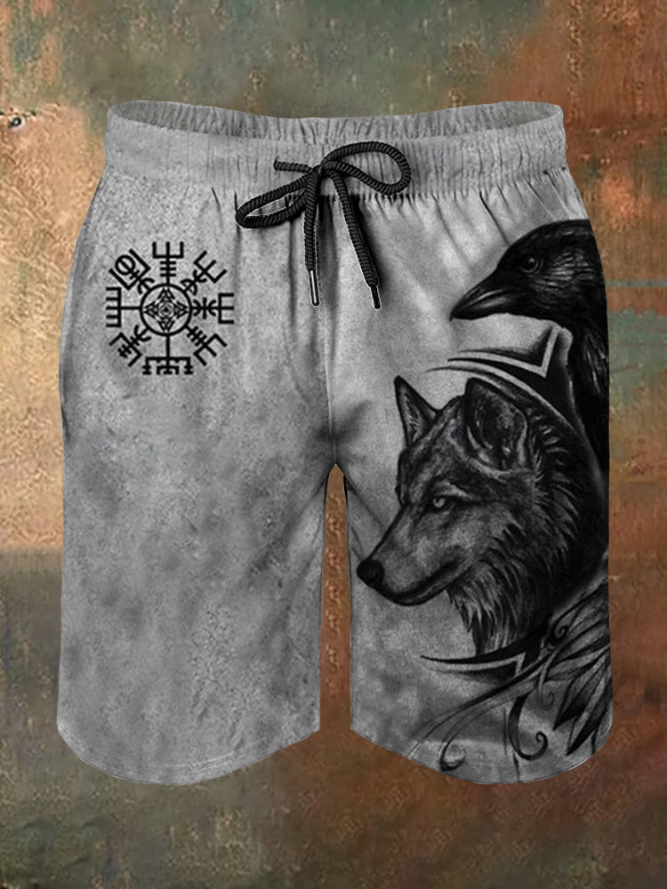 Animal Print Lounge Shorts