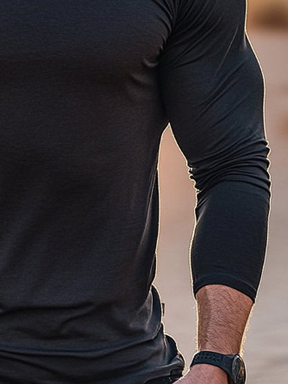 Men's Outdoor Sun Protection Breathable Cool Hooded Sun Protection Long Sleeve Top