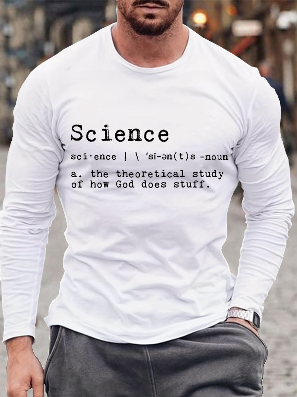 God's Definition of Science Long Sleeve T-shirt