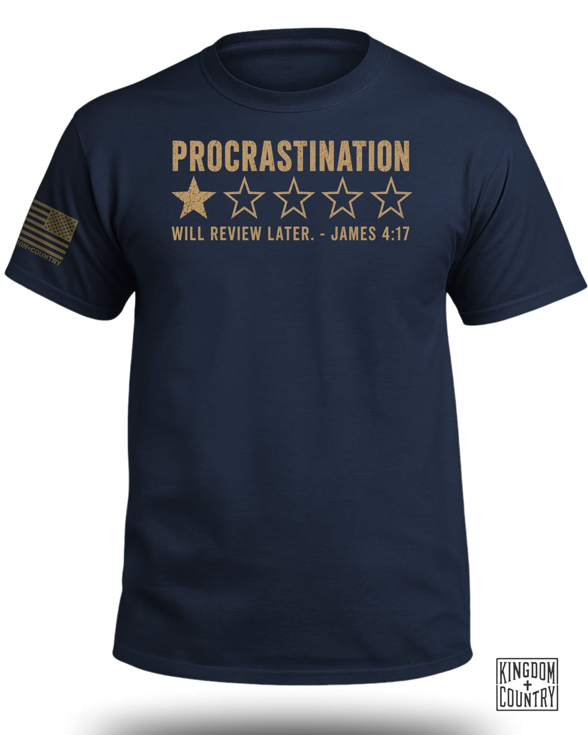 Procrastination 1 Star Rating T-Shirt