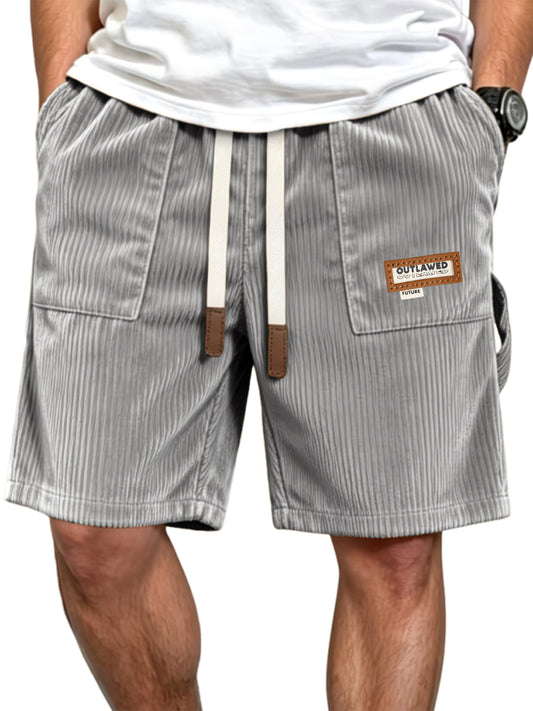 Vintage Corduroy Casual Shorts