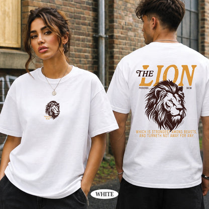 Proverbs 30:30 The Lion Is Strongest Among Beasts Shirt