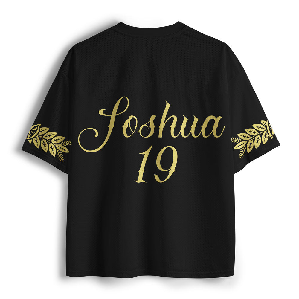 Be Strong And Courageous Christian Mesh Jersey