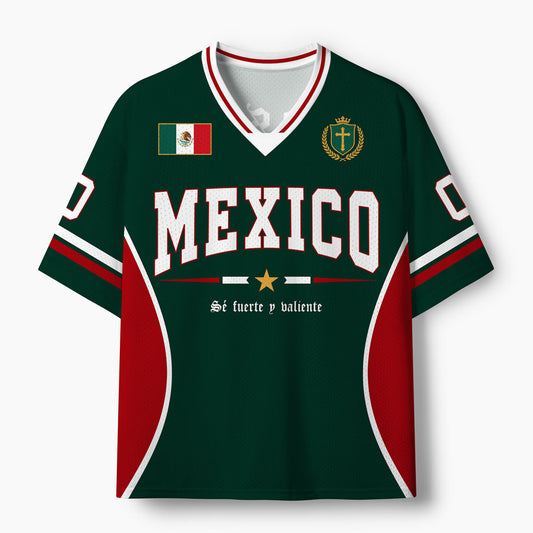Be Strong And Courageous Christian Mesh Jersey