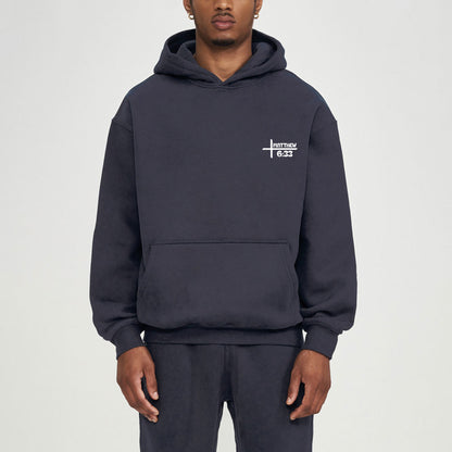 But Seek First His Kingdom Christian Fleece Hoodie Set