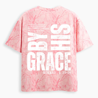 By His Grace Christian Camo T-Shirt