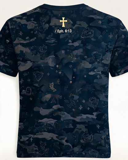 Christian Shirt Camo - Called To Stand Guard Short Sleeve AOP Tee
