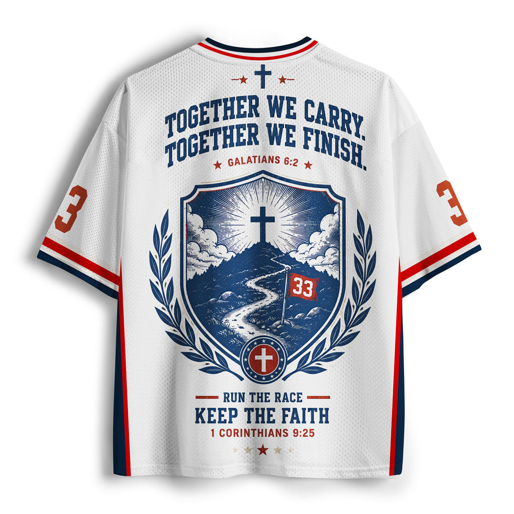 Carry The Win Christian Mesh Jersey