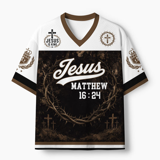 Carrying My Cross Till My Last Breath Christian Mesh Jersey