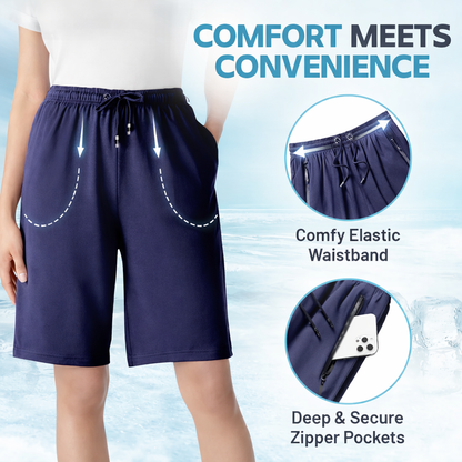 Unisex Ice Silk Stretch Quick-Dry Shorts