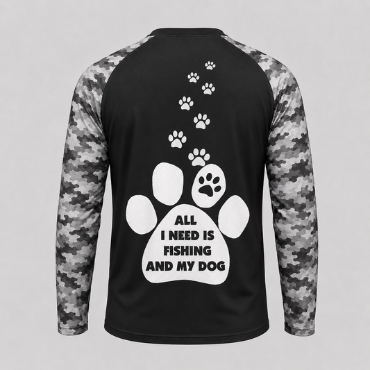 All I Need Is Fishing And My Dog Shirt