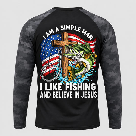 I Am A Simple Man I Like Fishing and Believe in Jesus
