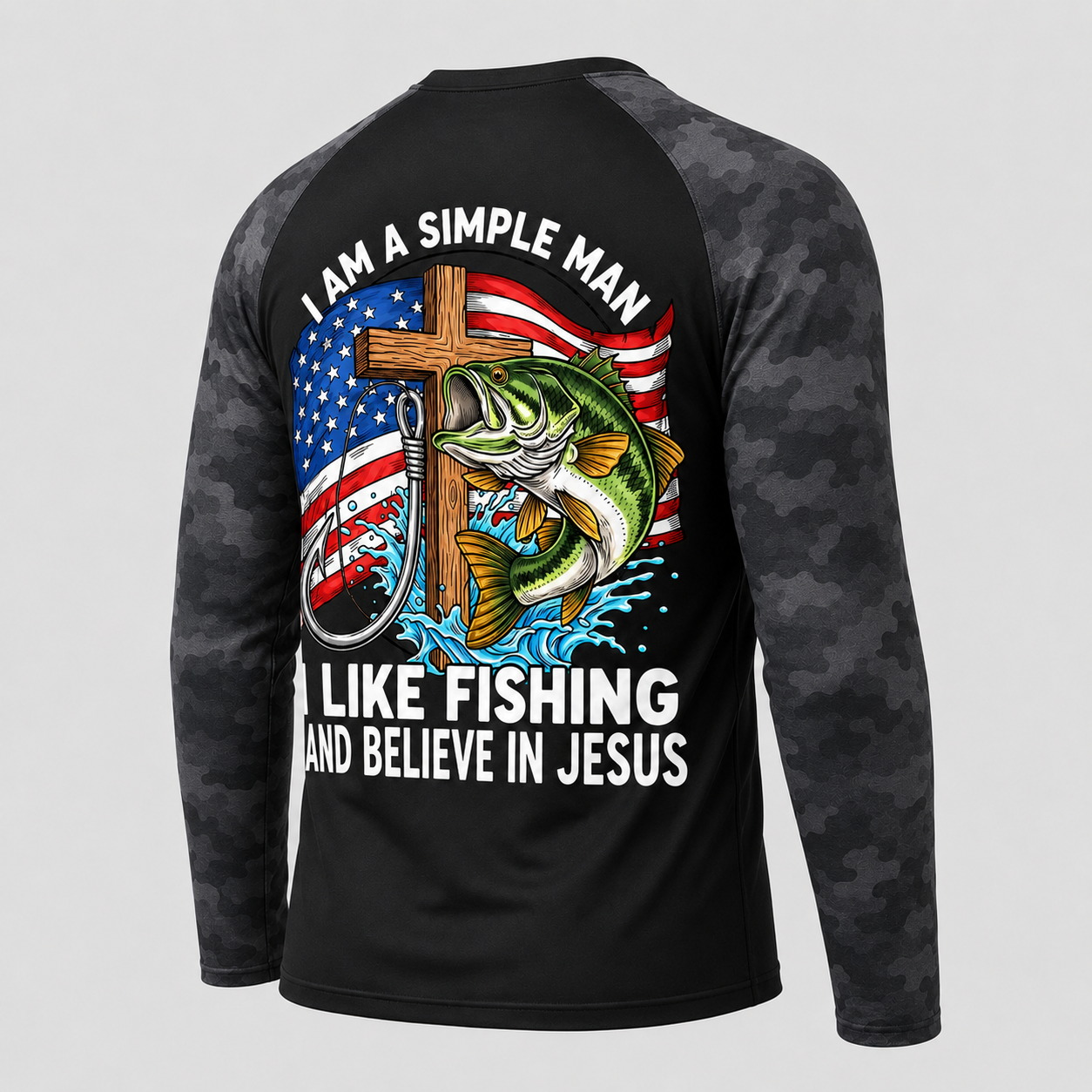 I Am A Simple Man I Like Fishing and Believe in Jesus
