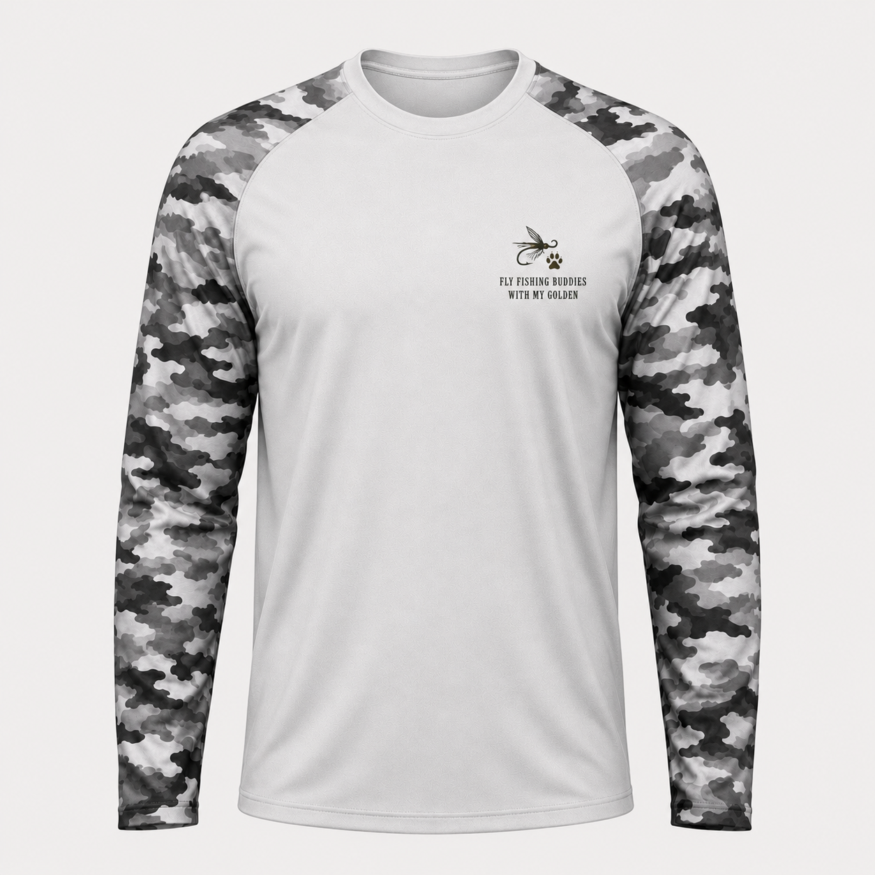 Golden Retriever Fly Fishing Shirt – Old Man Long Sleeve Sun Shirt