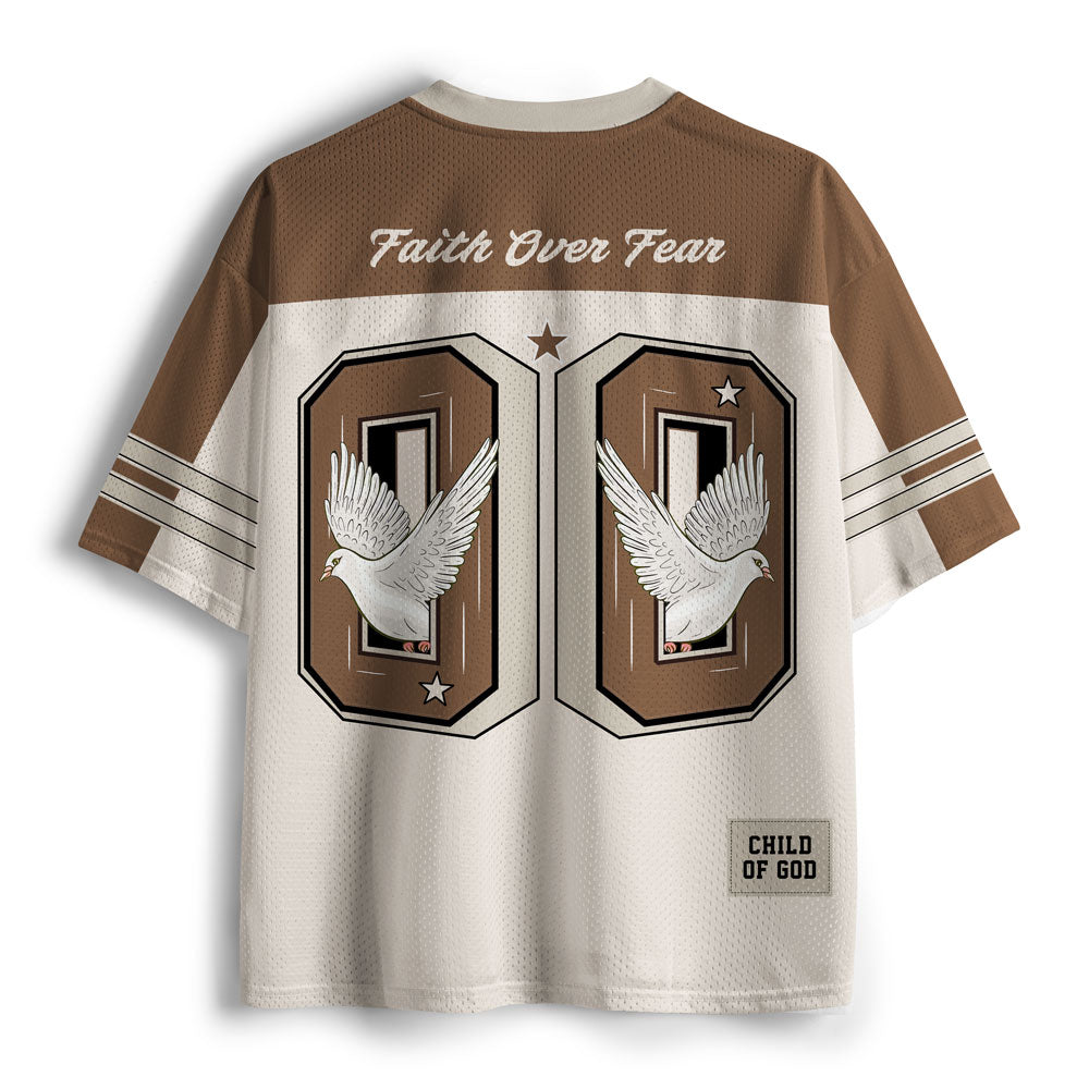 Child Of God Christian Brown Mesh Jersey