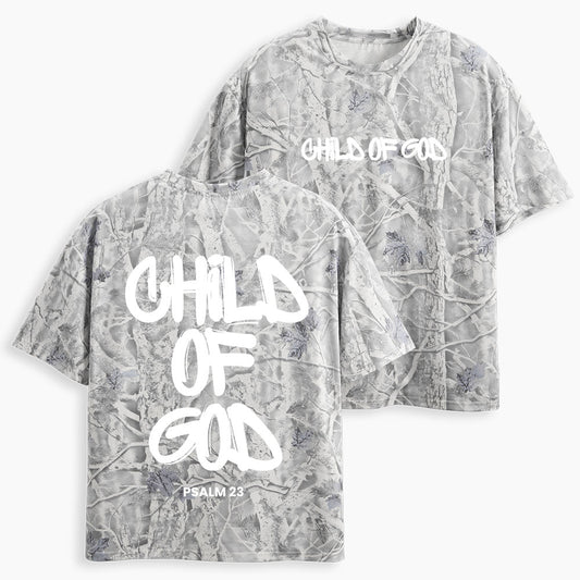 Child Of God Christian Camo T-Shirt
