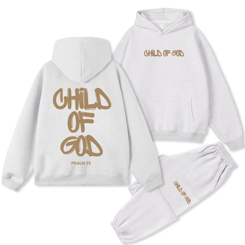 Child Of God Christian Premium Fleece Hoodie Set