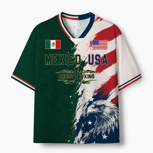 Personalized Christ Is King Christian Mesh Jersey