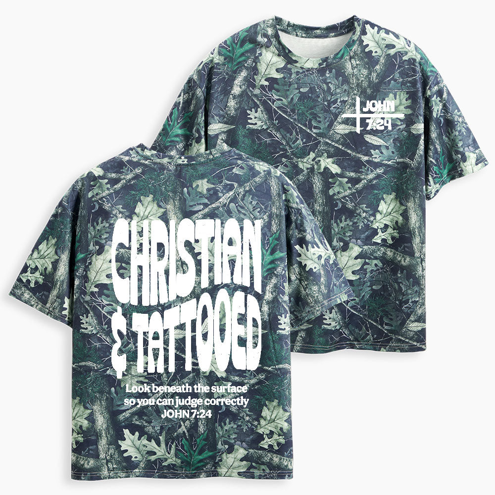 Christian & Tattooed Christian Camo T-Shirt