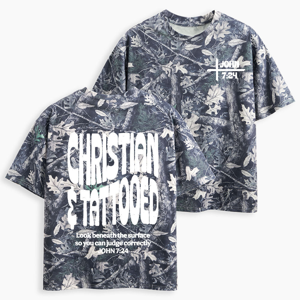 Christian & Tattooed Christian Camo T-Shirt