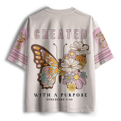 Created With A Purpose Christian Mesh Jersey