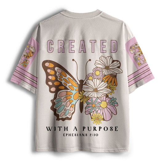 Created With A Purpose Christian Mesh Jersey