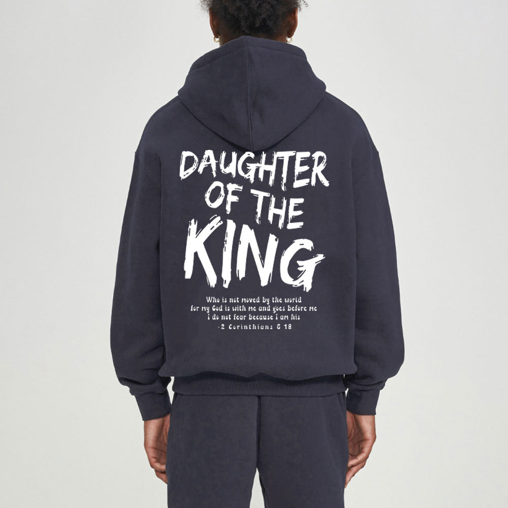 Daughter Of The King Christian Premium Fleece Hoodie Set