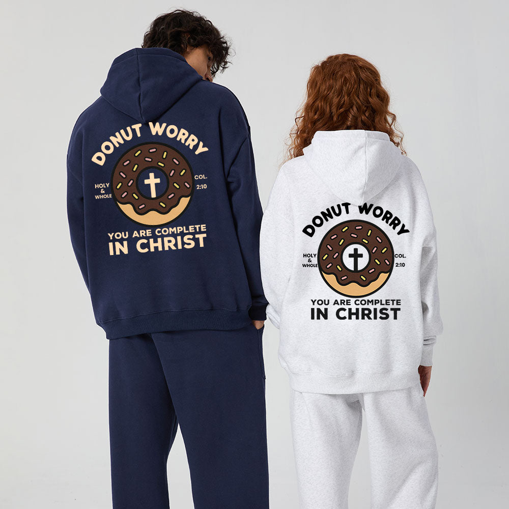 Donut Worry Premium Fleece Hoodie Set