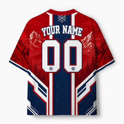 Personalized Faith Can Move Mountian Christian Mesh Jersey