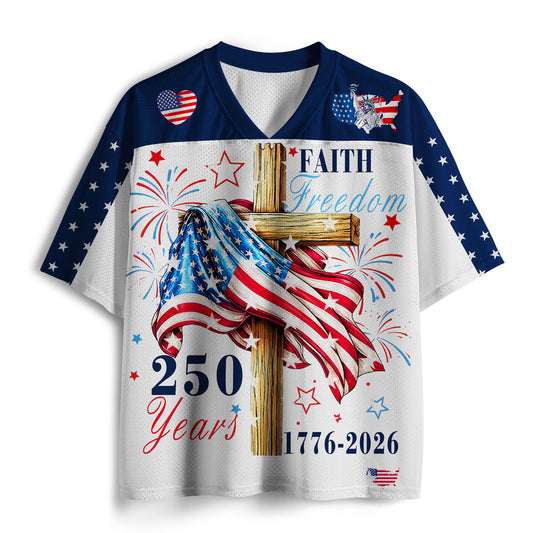 Faith & Freedom 250 Years Christian Mesh Jersey