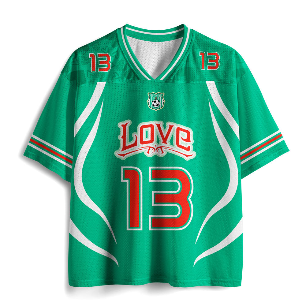 Faith Hope Love Christian Mesh Jersey