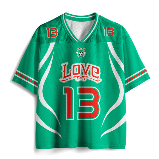 Faith Hope Love Christian Mesh Jersey