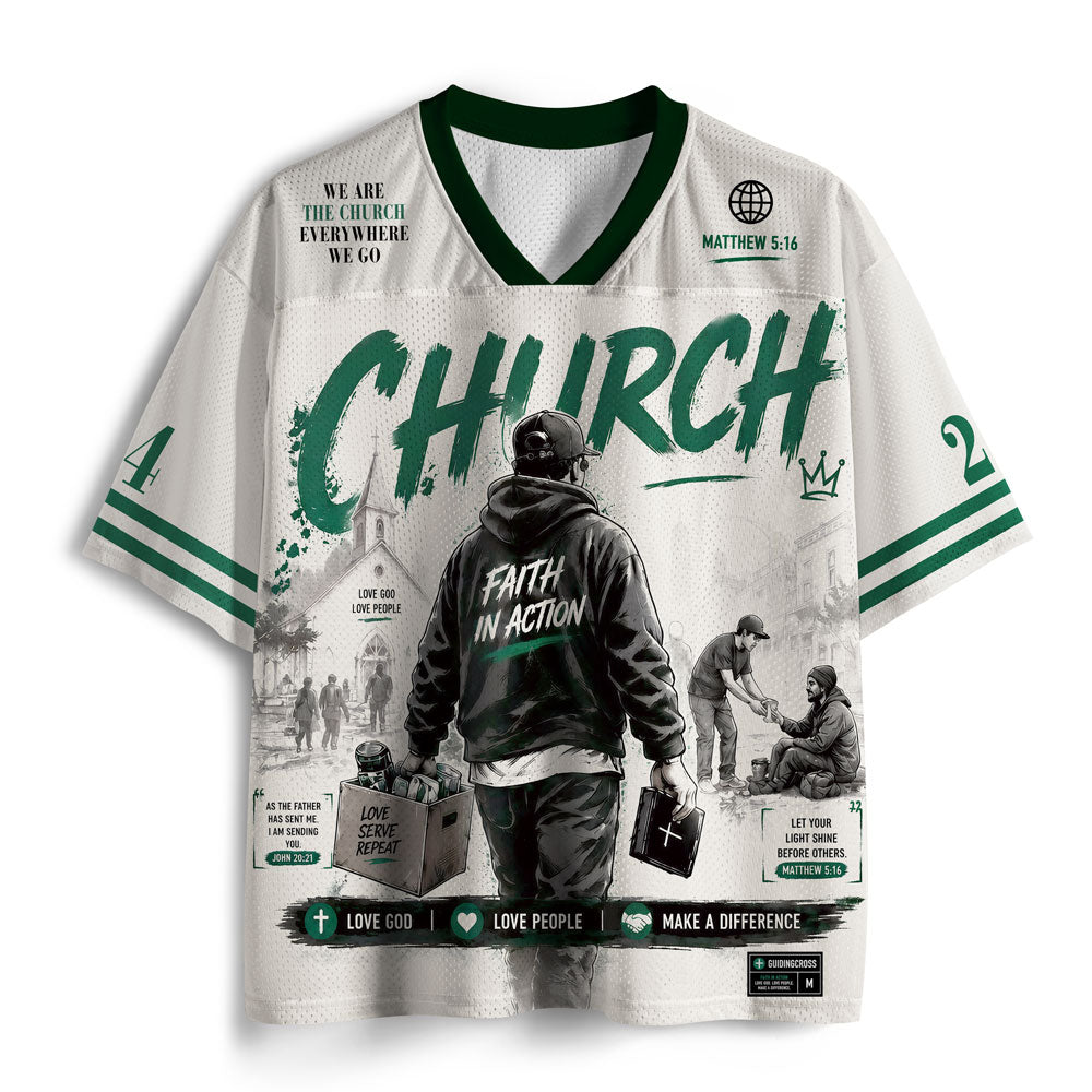 Faith In Action Christian Mesh Jersey