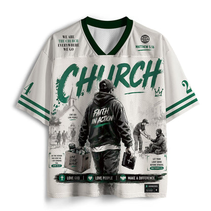 Faith In Action Christian Mesh Jersey