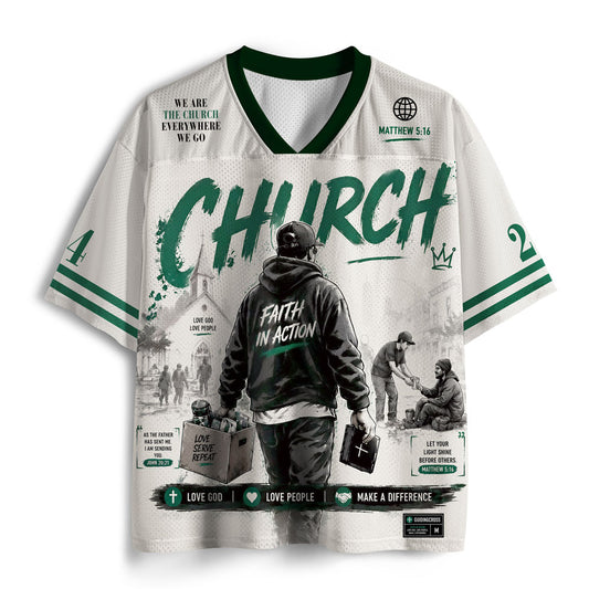 Faith In Action Christian Mesh Jersey