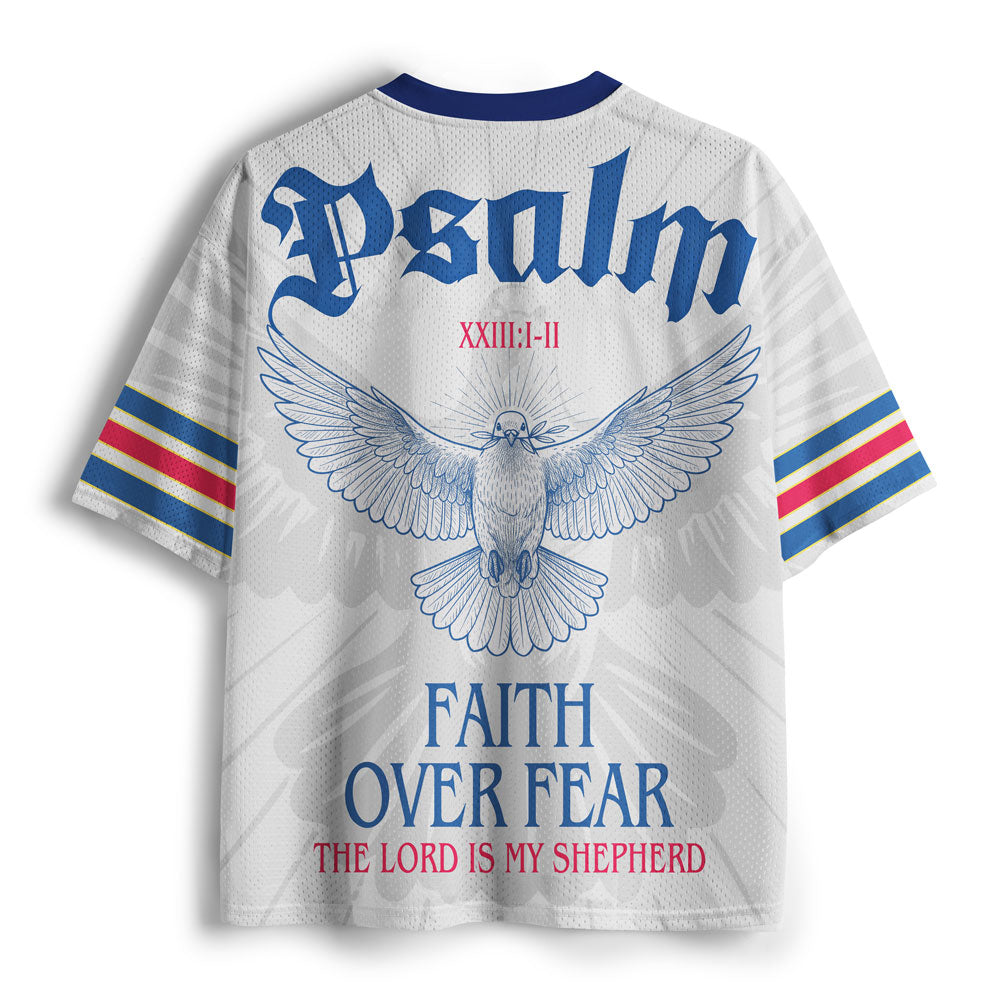 Faith Over Fear Christian Mesh Jersey