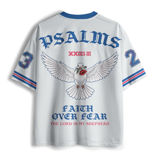 Faith Over Fear Christian Mesh Jersey