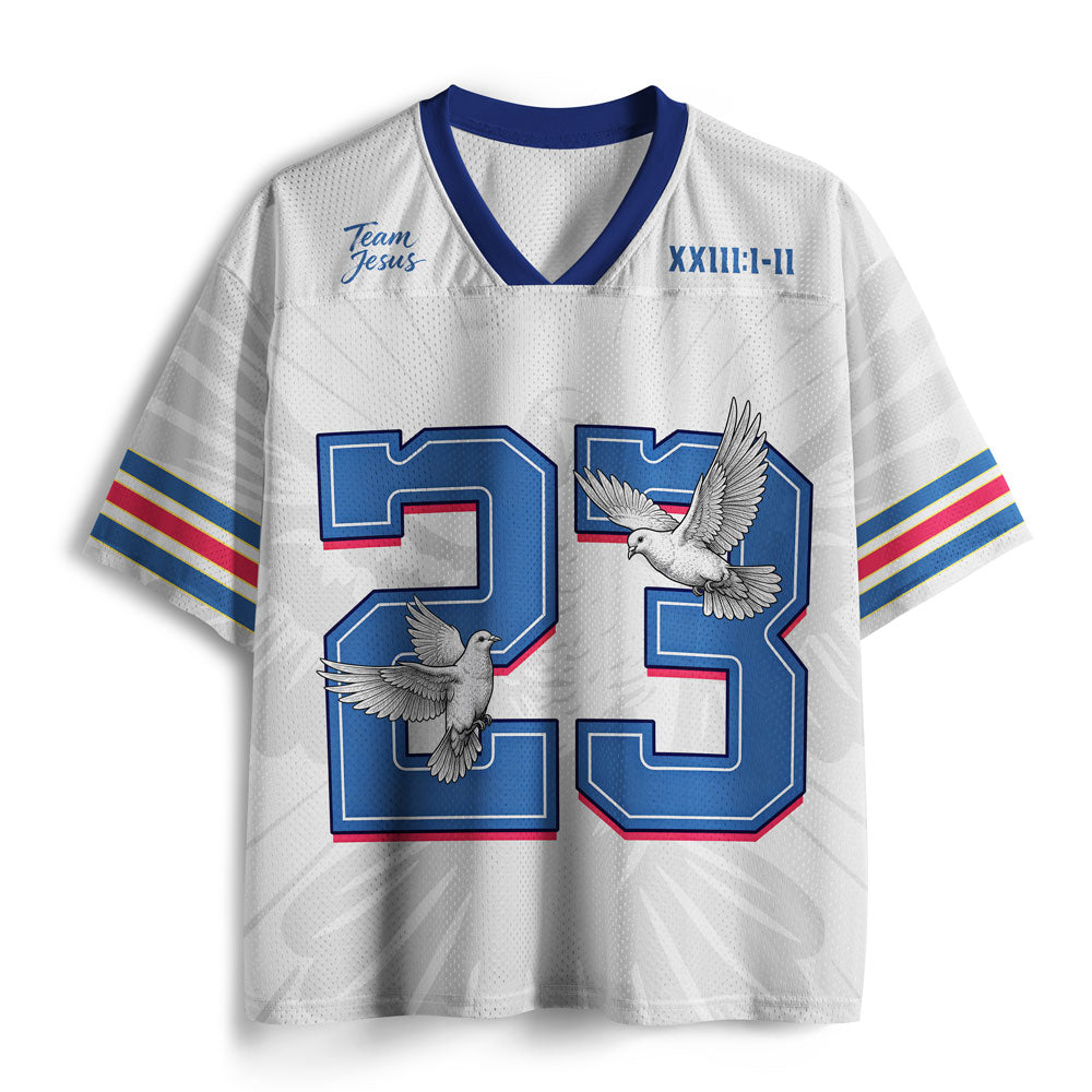 Faith Over Fear Christian Mesh Jersey