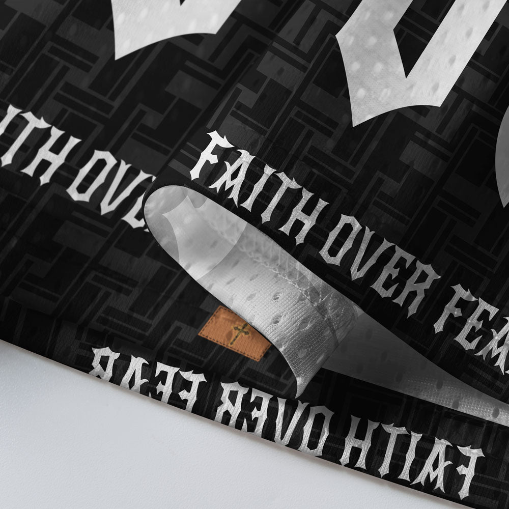 Faith Over Fear Christian Mesh Jersey