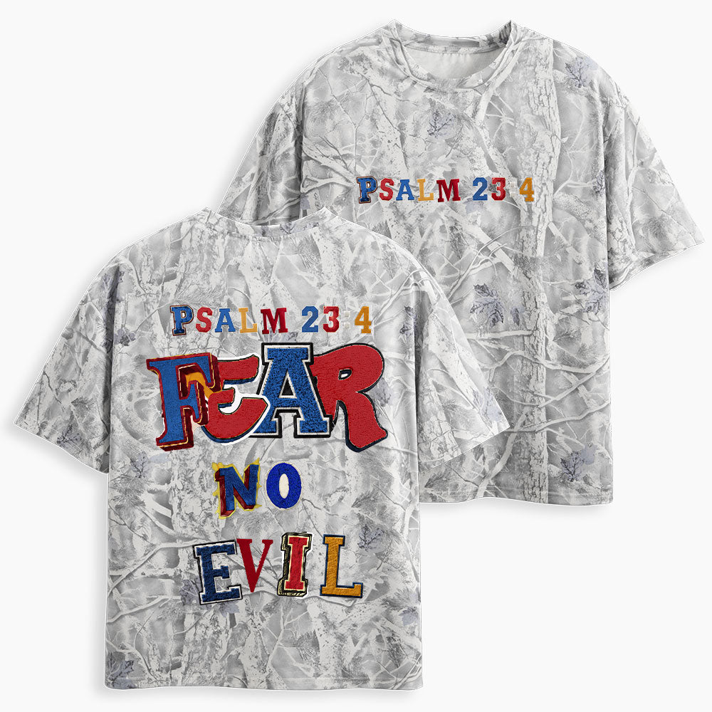 Fear No Evil Christian Camo T-Shirt